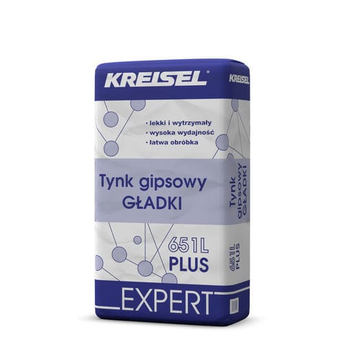 Intonaco in gesso - 651L PLUS - Kreisel - di lisciatura / da interno / per muro