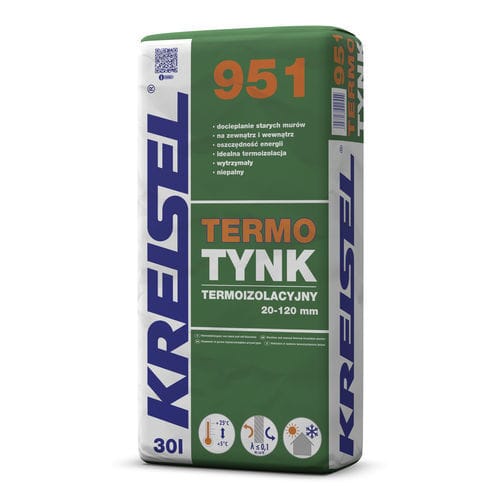 Intonaco isolante - THERMO 951 - Kreisel - di impermeabilizzazione / termoisolante / per ristrutturazione