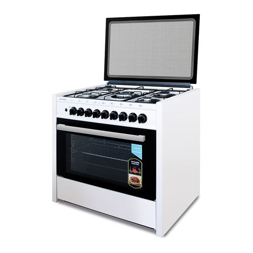 Blocco cottura a gas - 69-GG50F - Kumtel & Luxell - 4 fuochi / 1 forno / in acciaio inossidabile
