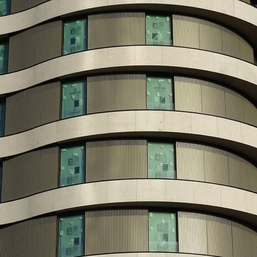 Sistema di facciata in alluminio estruso - RIVERWALK HOUSE - LONDRA(UK) - Cantori srl - per frangisole / paravista / resistente alle intemperie