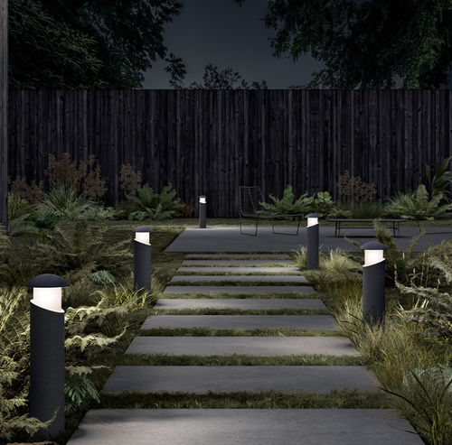 Lampioncino da giardino - ALFIERE 1116B - 9010 novantadieci - contemporaneo / in ceramica / LED
