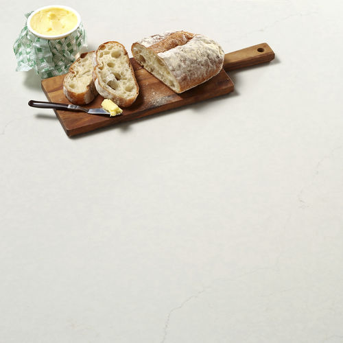 Piano di lavoro in pietra naturale - NUVOLA NU744 - Radianz - in quarzo / contract / da cucina