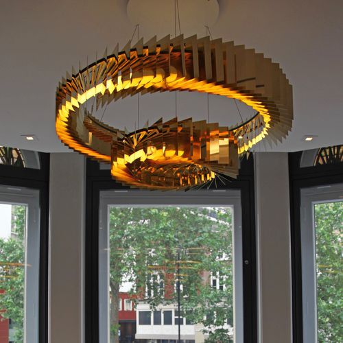 Lampadario contemporaneo - NIVALA - cameron designhouse - in ottone / contract / LED