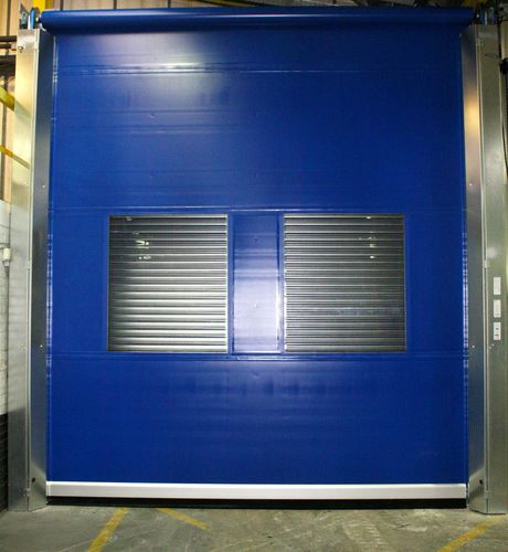Porta industriale avvolgibile - Industrial Door Engineering - scorrevole impilabile / in metallo / in PVC
