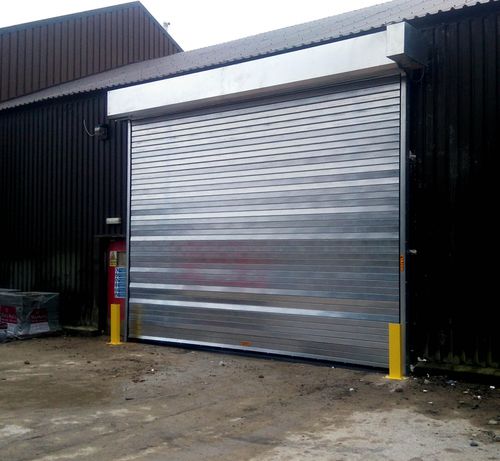Persiana avvolgibile - Industrial Door Engineering - in acciaio galvanizzato / per porta / antirumore