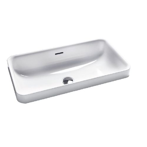Lavabo da appoggio - COPA - Decosan - in Corian® / rettangolare / contemporaneo