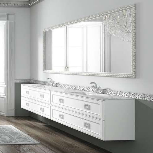 Mobile lavabo doppio - QUEEN - Decosan - sospeso / in legno laccato / classico