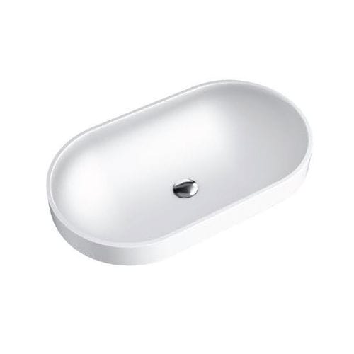 Lavabo da appoggio - CLOUD - Decosan - in Solid Surface / ovale / contemporaneo