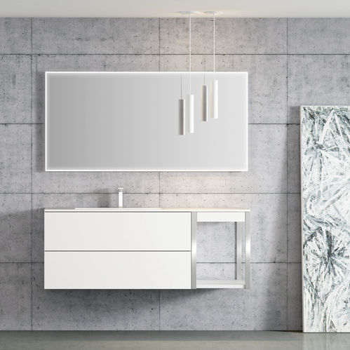 Mobile lavabo sospeso - LOFT - Decosan - in legno laccato / in MDF / in MDF laccato