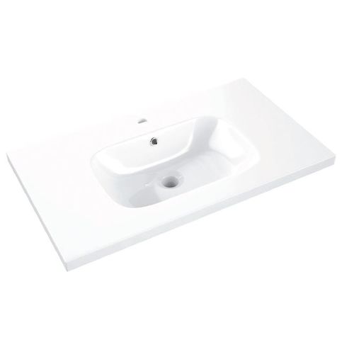 Lavabo da incasso - SOFT - Decosan - in ceramica / personalizzabile / lucido