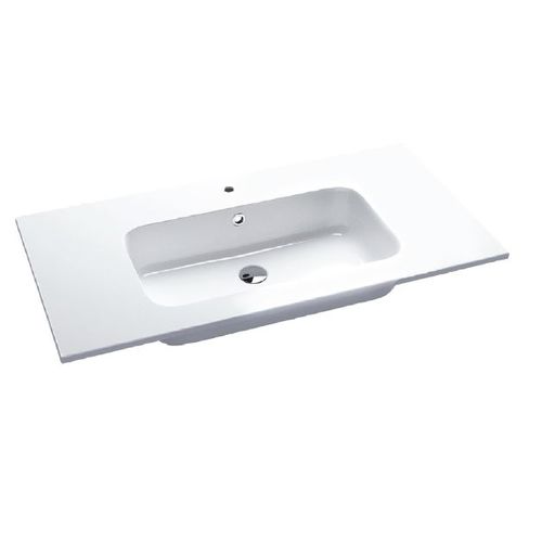 Lavabo da incasso - HARD - Decosan - in Corian® / con piano integrato / multiplo