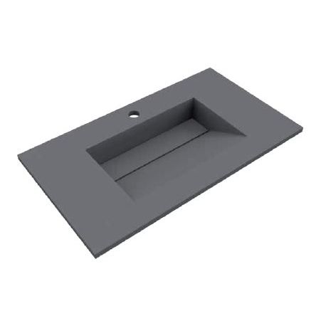 Lavabo da incasso - FALL - Decosan - in pietra / multiplo / rettangolare