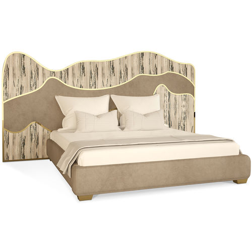 Letto king size - Dourus - Muranti - contemporaneo / imbottito / con testiera