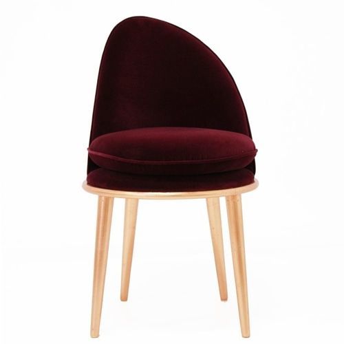 Sedia da pranzo contemporanea - Garnet - Muranti - da interno / in velluto / in cotone