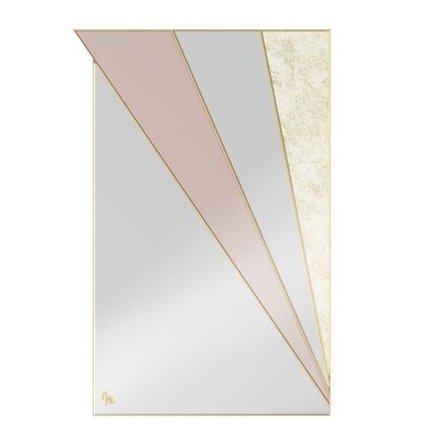 Specchio a muro - Kozmus - Muranti - contemporaneo / rettangolare / in ottone lucidato