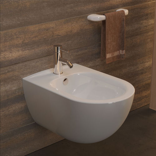 Lavabo sospeso - NAUTILUS - Valadares - in ceramica / in pietra calcarea / semitondo