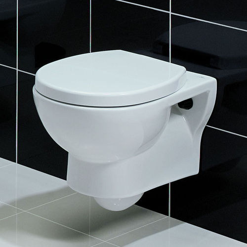WC sospeso - OPUS - Valadares - in ceramica / in acciaio inossidabile / con cassetta ad incasso