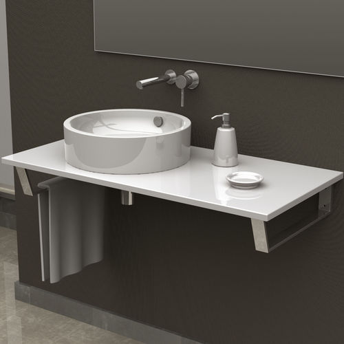 Lavabo sospeso - TOP - Valadares - in ceramica / in pietra calcarea / rotondo