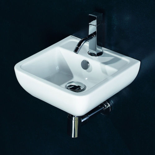Lavabo sospeso - EROS - Valadares - in ceramica / in pietra calcarea / quadrato