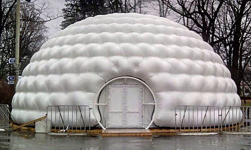 Pressostruttura per eventi - ICE BAR - HOLSTROY - per impianto sportivo / per aeroporto / per fiera
