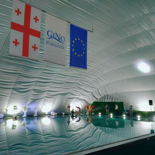 Copertura pressostatica per piscina pubblica - POOL - HOLSTROY