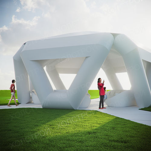 Pressostruttura per eventi - SHADE SHELTERS - HOLSTROY - per spazi pubblici / per parco giochi / per ufficio