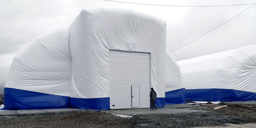 Pressostruttura per aeroporto - EQUIPMENT HANGAR - HOLSTROY - per stoccaggio / per uso industriale
