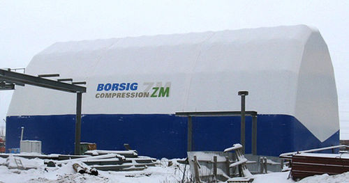 Pressostruttura per uso industriale - TURBINE HANGAR - HOLSTROY