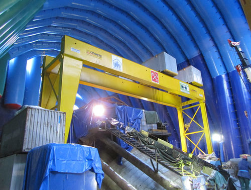 Pressostruttura per uso industriale - CONSTRUCTION SITE COVER - HOLSTROY