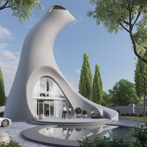 Casa ecologica - DWELLING - HOLSTROY - a risparmio energetico / ipogea / a due piani