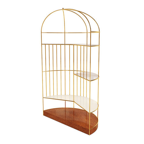 Libreria contemporanea - GEORGINA - By Swans - contract / in legno laccato / impiallacciata in legno