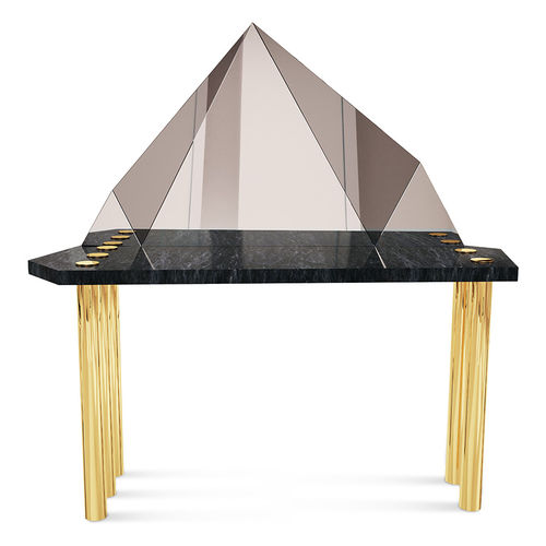 Mobile da toeletta classico - TITANIC - By Swans - in legno laccato / in ottone lucidato / in marmo