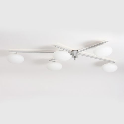 Plafoniera contemporanea - LELLI - MAPSWONDERS - in ottone / alogena / da interno