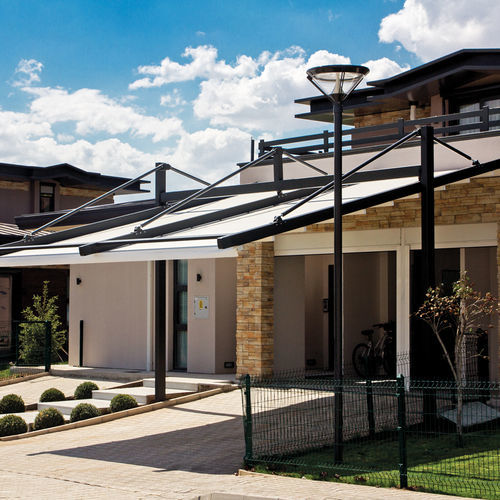 Tettoia per posto-auto contract - AMETIST PARK SYSTEM - BYART GROUP - in alluminio / doppia