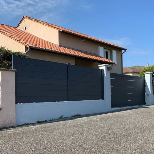 Recinzione a pannello - BYART GROUP - residenziale / in alluminio / rettangolare