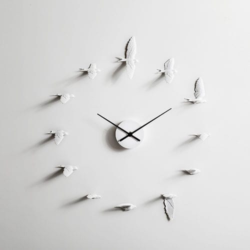 Orologio design originale - SWALLOW X CLOCK - Haoshi - a muro / analogico / in resina