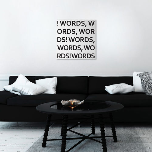 Tabellone magnetico - WORDS - dESIGNoBJECT - da parete / in lamiera d'acciaio