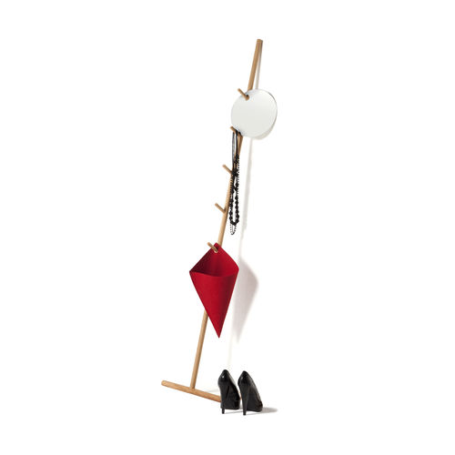 Appendiabiti da terra - ks180 - dESIGNoBJECT - design originale / in quercia naturale / incolore