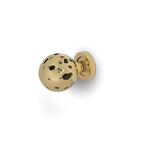 Pomello per porta design originale - METEOR EA1048 - PullCast - in ottone lucidato / in ottone spazzolato