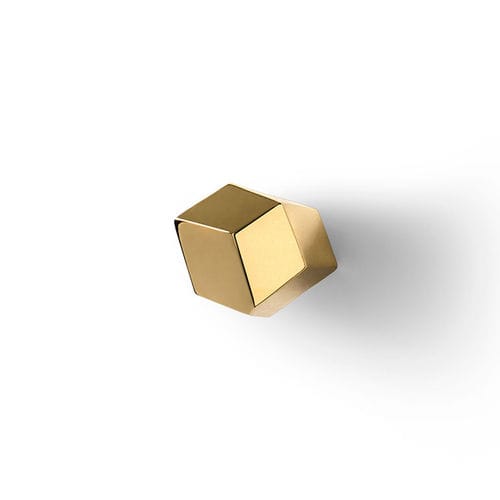 Pomello per mobile contemporaneo - KARAT CM3012 - PullCast - in ottone spazzolato / in ottone lucidato
