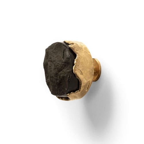 Pomello per mobile contemporaneo - TIFFANY MARBLE CM3004 - PullCast - in ottone / in marmo