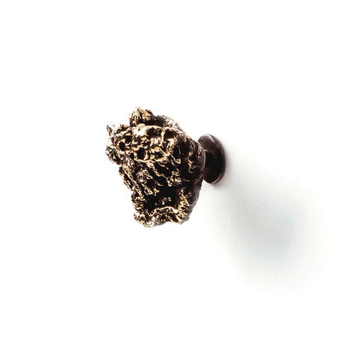 Pomello per mobile design originale - CATHA EA1016 - PullCast - in ottone spazzolato / in ottone lucidato