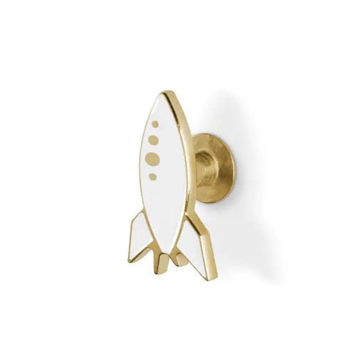 Maniglia per mobile in ottone lucidato - ROCKET KD7004 - PullCast - levigata / laccata / smaltata