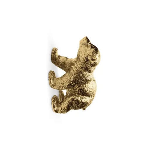 Maniglia per mobile in ottone lucidato - BEAR KD7030 - PullCast - levigata / spazzolata / anticata