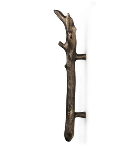 Maniglia a tirante per porta - TWIG EA1044 - PullCast - in ottone / in ottone spazzolato / design originale