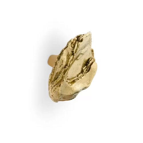 Pomello per mobile contemporaneo - SHELL OC2043 - PullCast - in ottone