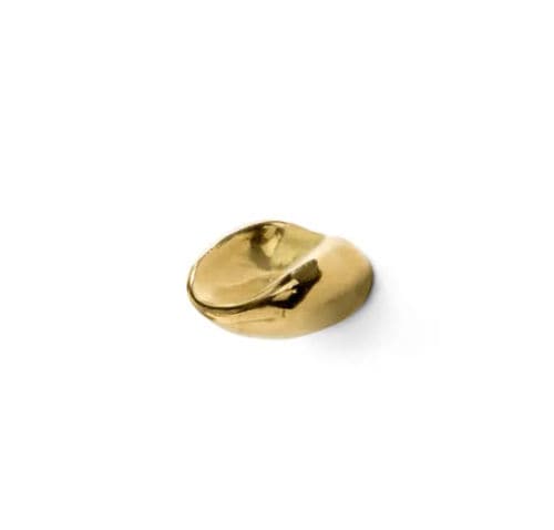 Pomello per mobile contemporaneo - ERGOS CM3011 - PullCast - in ottone spazzolato / in ottone lucidato