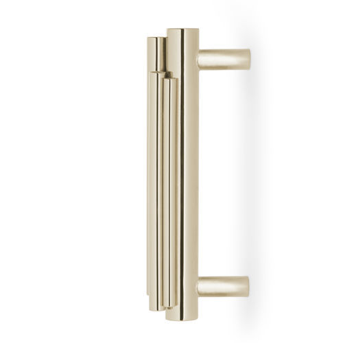 Maniglia per mobile in ottone placcato oro - Brubeck TW5015L/R - PullCast