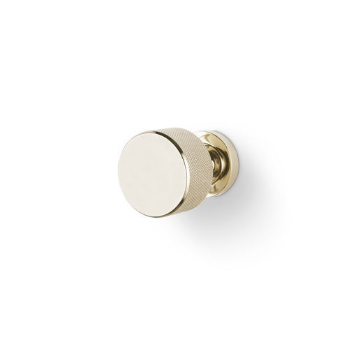 Pomello per porta contemporaneo - Monocles TW5012 - PullCast - in ottone placcato oro