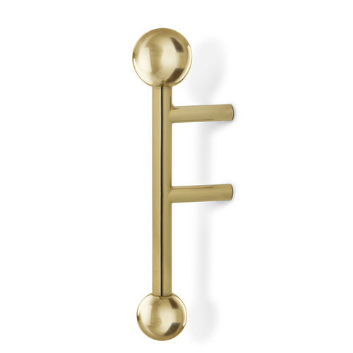 Maniglia a tirante per porta - QUANTUM TW5006 - PullCast - in ottone spazzolato / in ottone nichelato / in ottone placcato oro